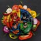 8 Ct. Justice League Superhero Paper Dinner Plates 9" Party Plates for Kids